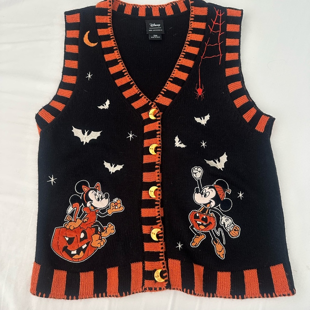 Her Universe Halloween Kids Vest - Black and Orange